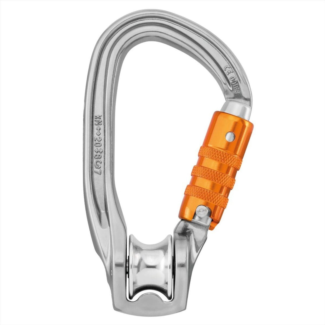 Petzl Rollclip Z Triact-Lock Riemenscheibenkarabiner Aluminium CE0082 20 mm Seil