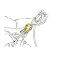 Petzl Rollclip Z Triact-Lock Riemenscheibenkarabiner Aluminium CE0082 20 mm Seil