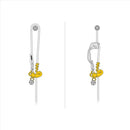 Petzl ZigZag Plus Descender Mechanical Prusik Tree Climbing CE 0082 Orange - GoMilitar