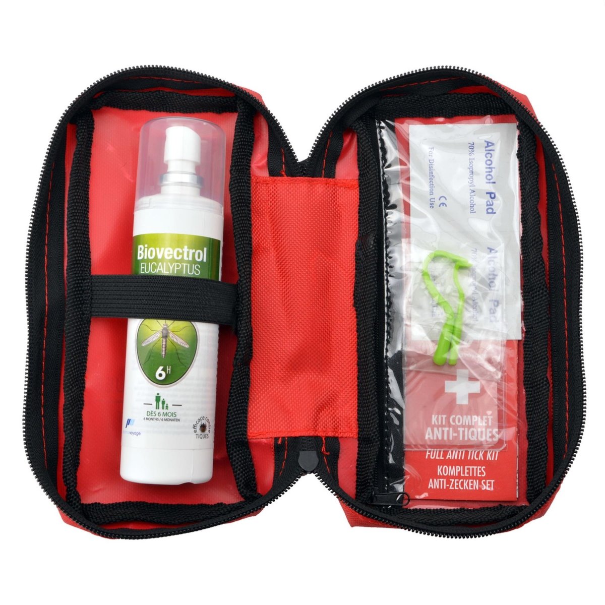 Pharmavoyage Anti-Zecken-Erste-Hilfe-Set, komplettes Notfall-Zeckenentfernungsset