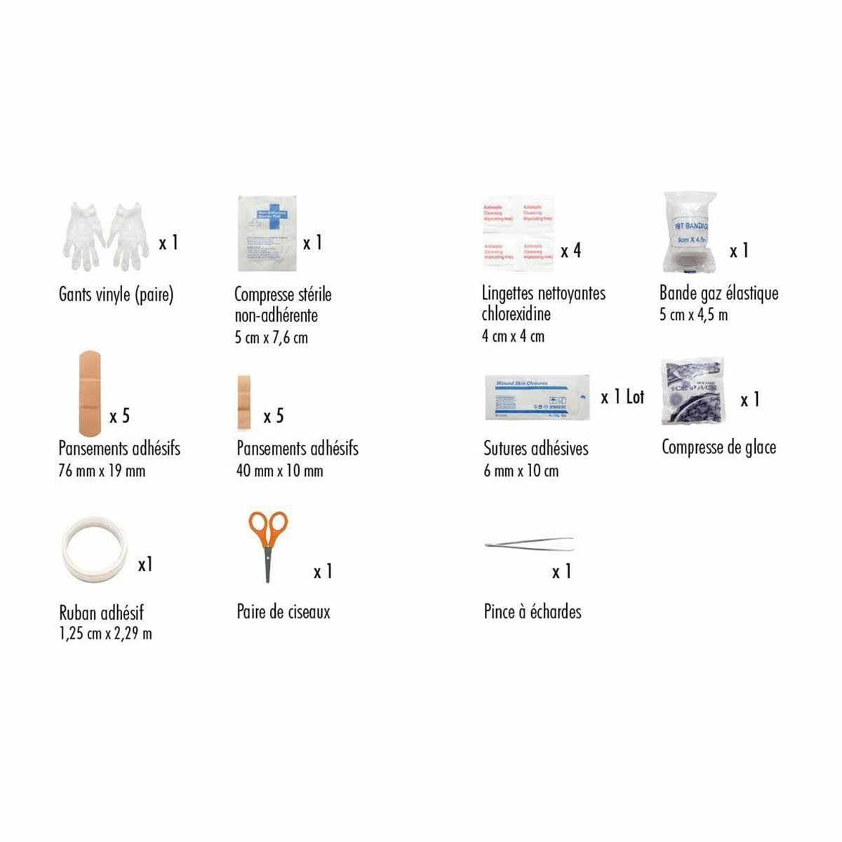 Pharmavoyage Pocket kompaktes Erste-Hilfe-Set Camping Trekking medizinische Notfalltasche