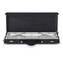 Primus Alika portable dual burner outdoor stove with windscreen and high output for camping cooking.