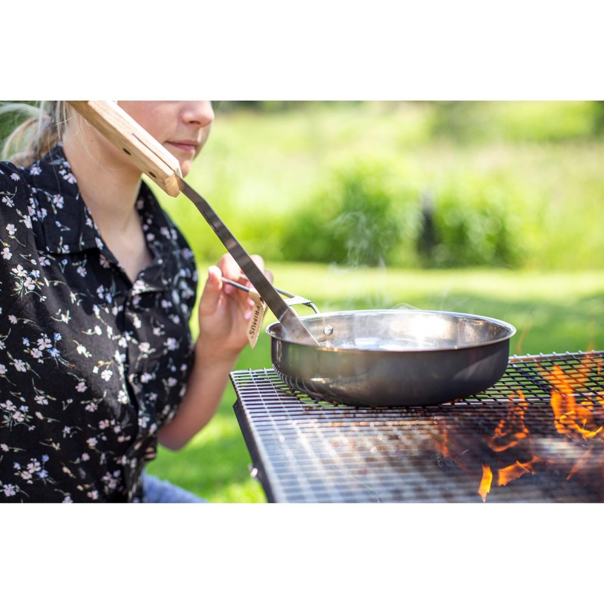 Primus CampFire Kochset Edelstahl All-in-One Wander-Camping-Kochgeschirr
