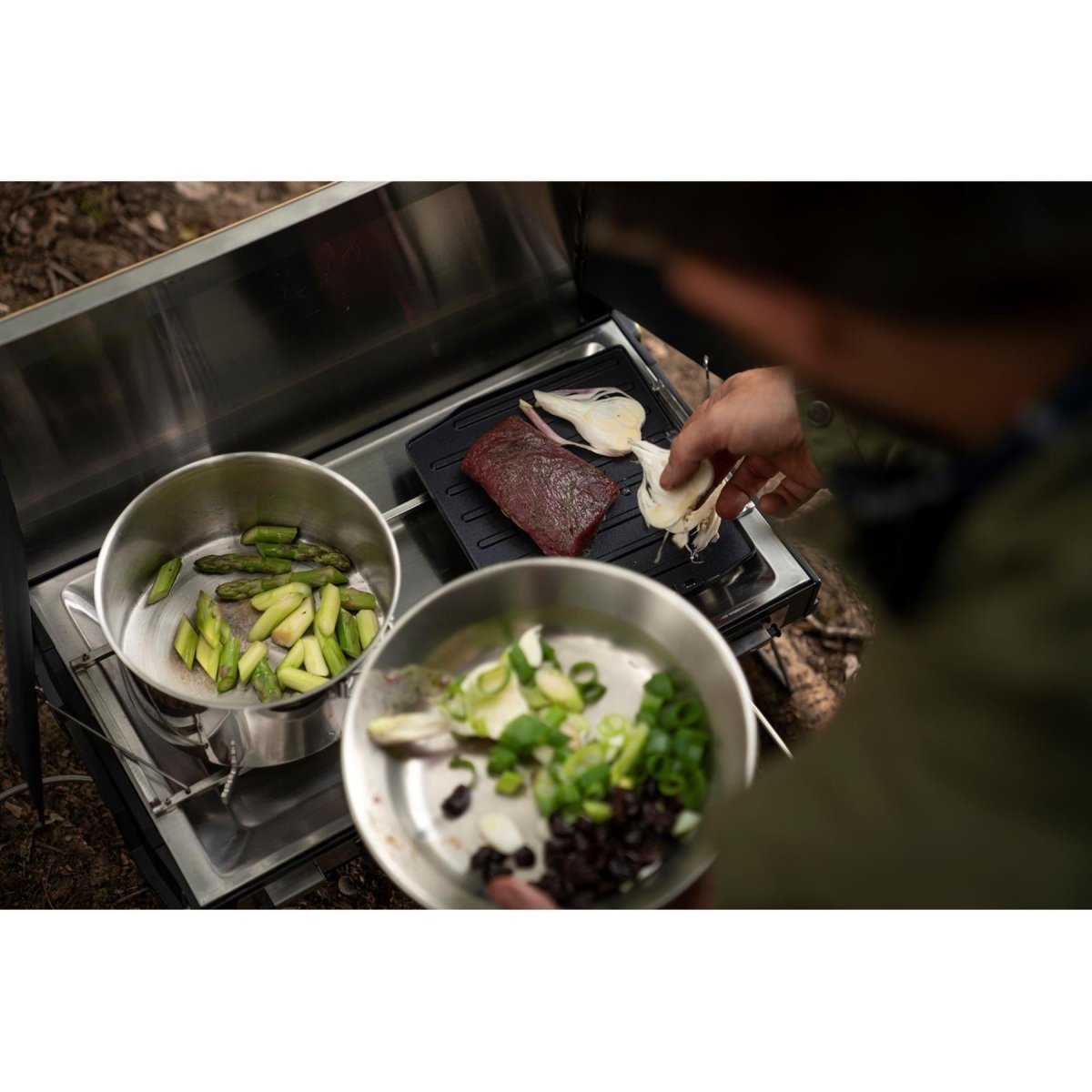Primus CampFire Griddleplatte Camping Wanderkocher Grillpfanne keramikbeschichtet