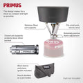 Primus Firestick Kompaktbrenner Edelstahl Wanderkocher Campingkocher