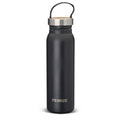 Primus Klunken Trinkflasche 700ml Edelstahl schwarz pulverbeschichtet Schraubkorken