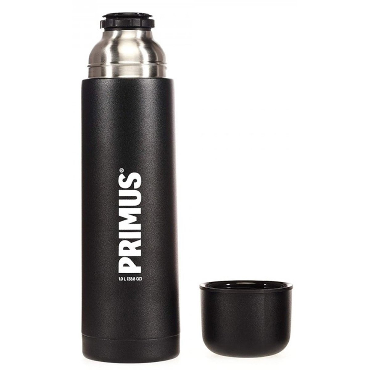 Primus Isolierflasche black mate 1 Liter 24 Stunden Wärme Kälte hält Thermoskanne