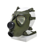 Rumänische M74 Gasmaske Vollgesichts-NBC-Atemschutzmaske Vintage oliv Militärüberschuss