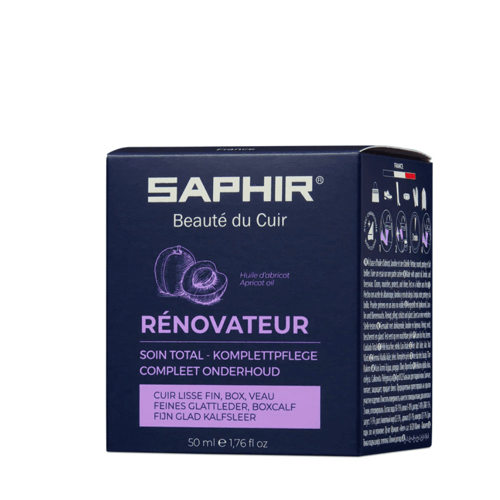 Saphir Renovateur Schuhpflegecreme Total Care Glattleder, 50-ml-Glas