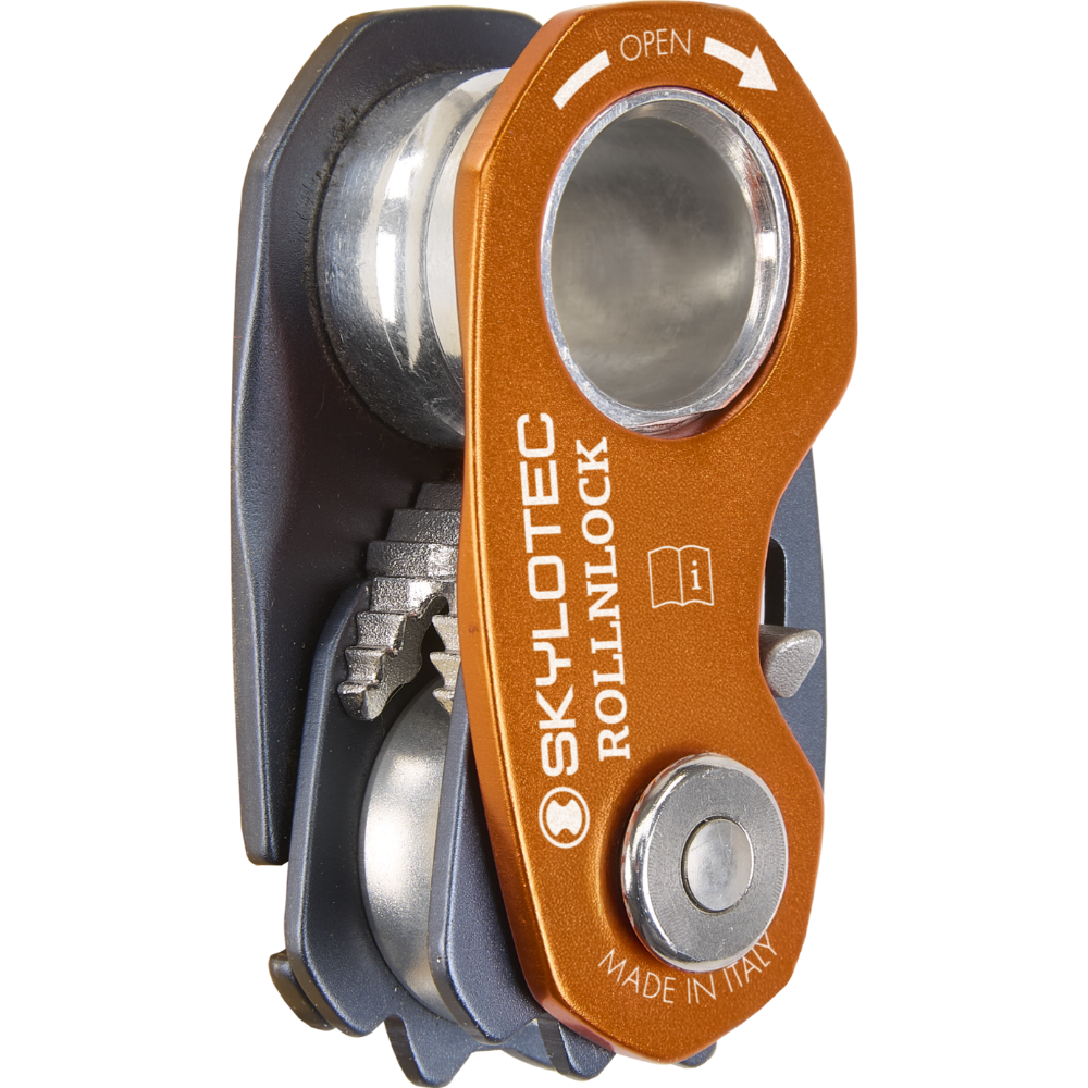 Climbing Technology ROLLNLOCK Flaschenzuggerät Seilklemme 3 in 1 Gerät Orange