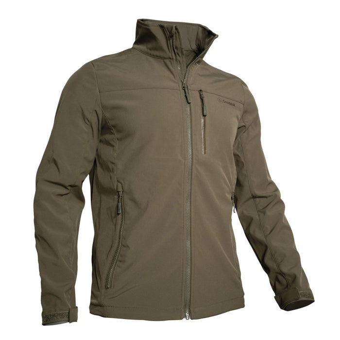 Snugpak Cyclone Softshell-Jacke, atmungsaktiv, wasserabweisend, für den Außenbereich, Oliv – GoMilitar