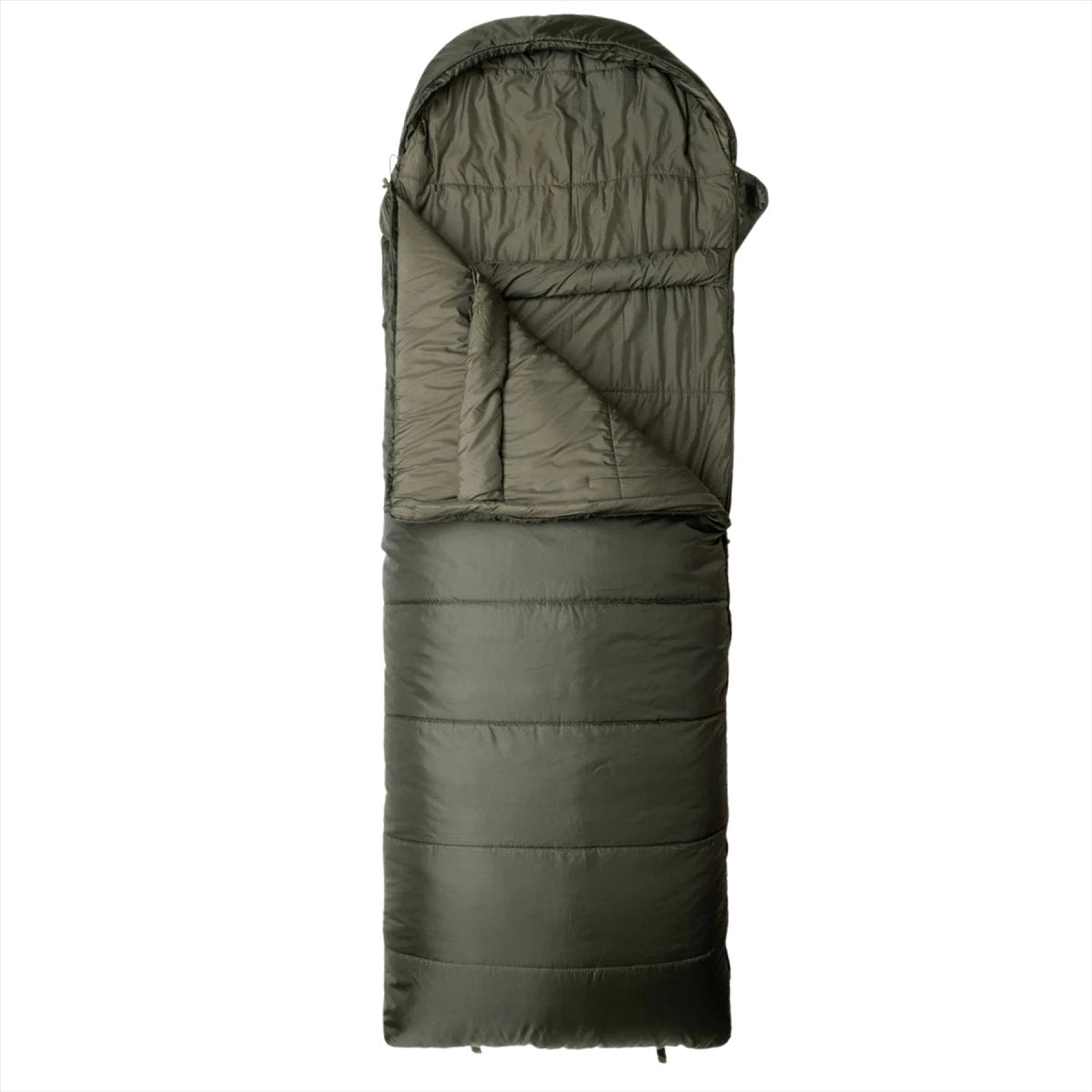 Snugpak Navigator Winterschlafsack, Isofaser-Füllung, Reißverschluss auf der linken Seite, Oliv