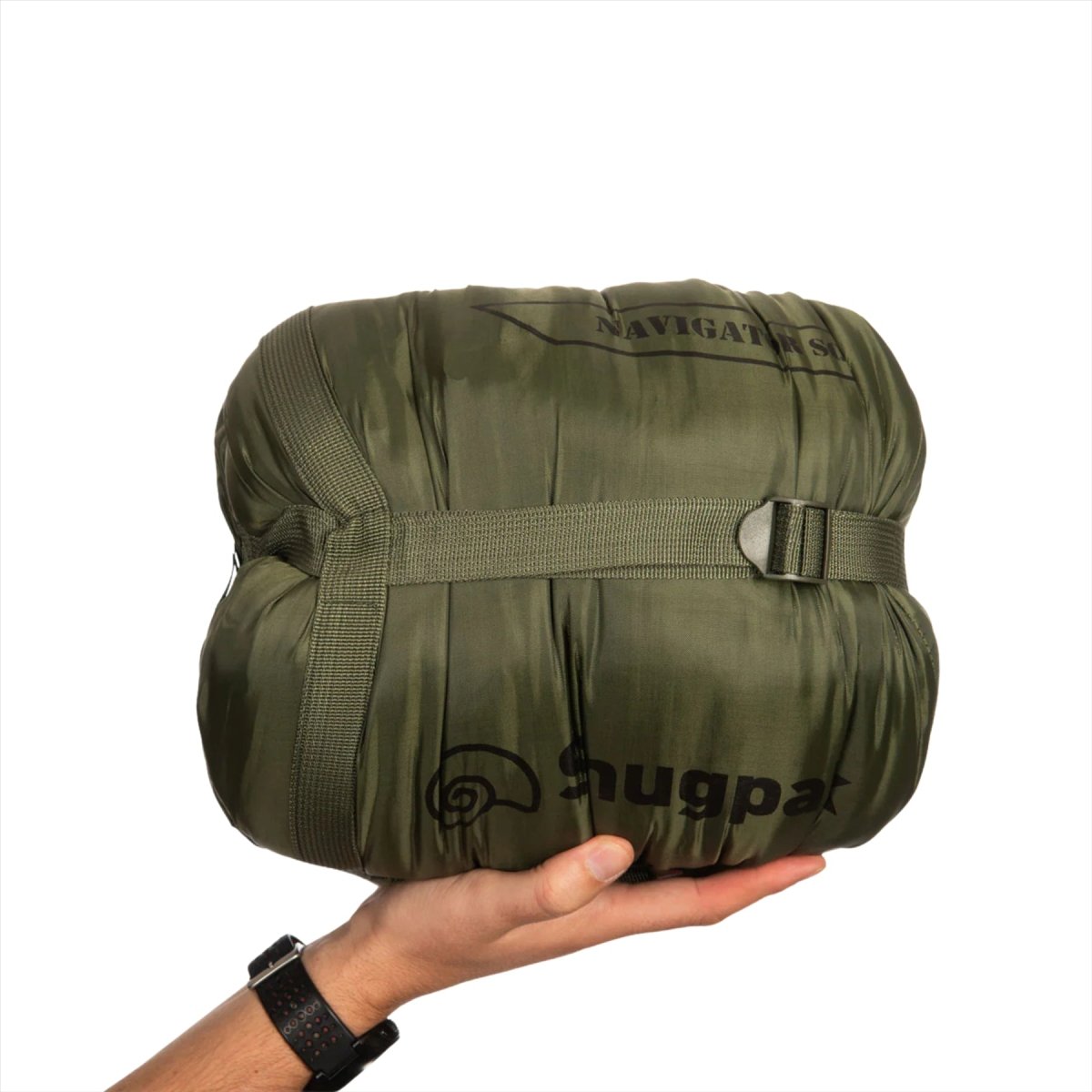 Snugpak Navigator Winterschlafsack, Isofaser-Füllung, Reißverschluss auf der linken Seite, Oliv
