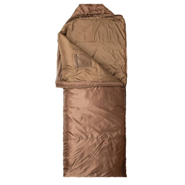 Snugpak Schlafsack 220 cm integrierter Mückenkompressionssack Coyote