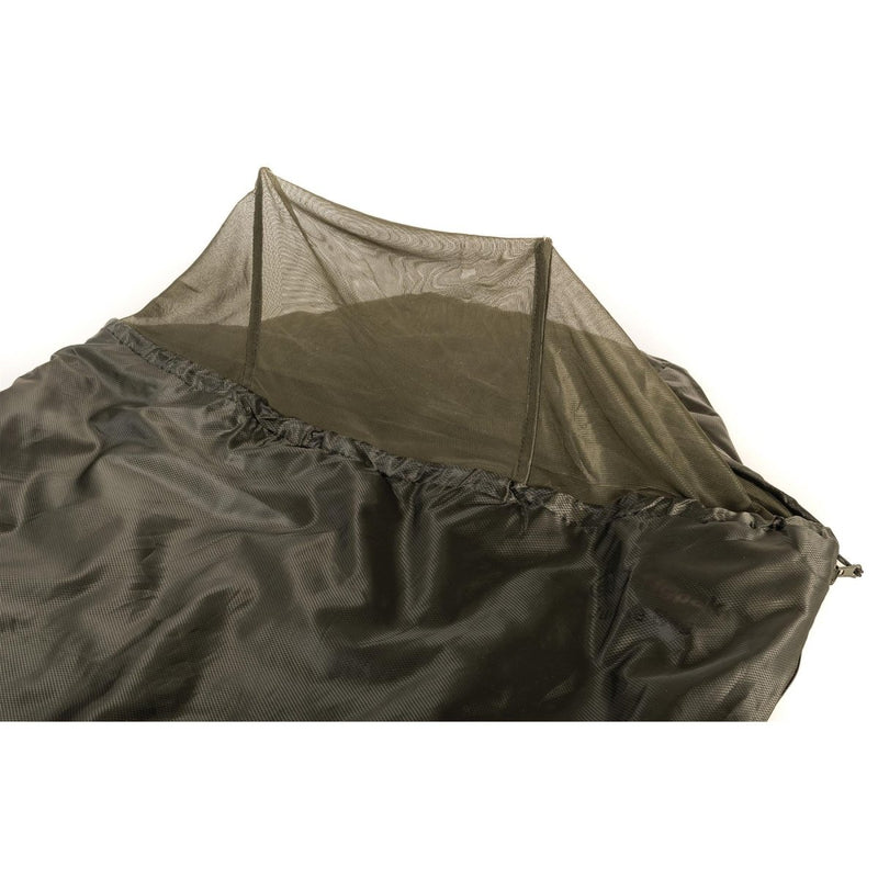 Snugpak Schlafsack 220 cm integrierter Mückennetzkompressionsbeutel Olive
