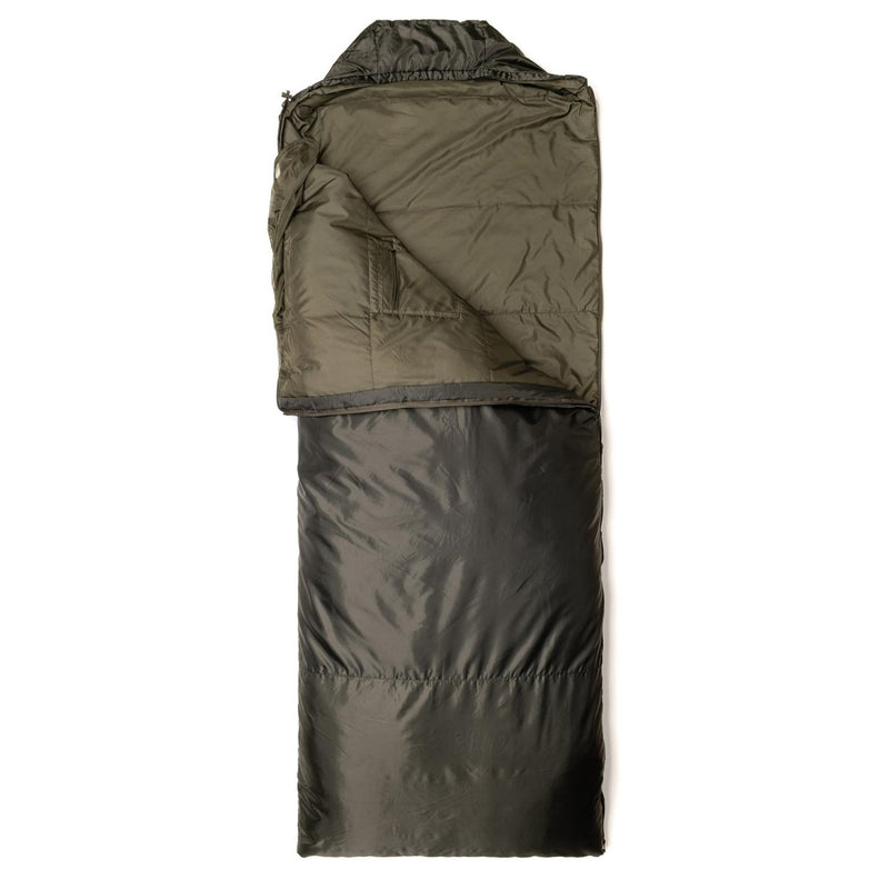 Snugpak Schlafsack 220 cm integrierter Mückennetzkompressionsbeutel Olive