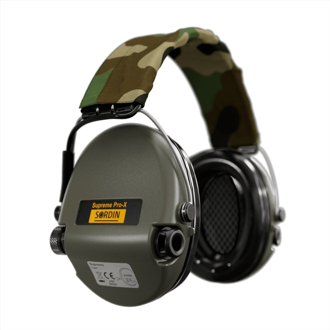 Sordin Supreme Pro-X Gehörschutz SordinHEAR2 4 Audioprofile Woodland