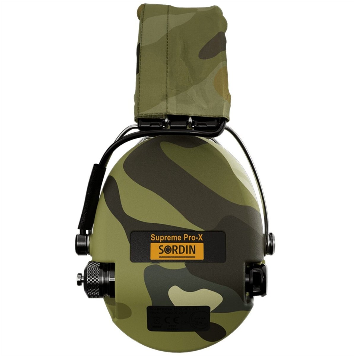 Sordin Supreme Pro-X LED Active Hörschutz Zwei Mikrofone Camo