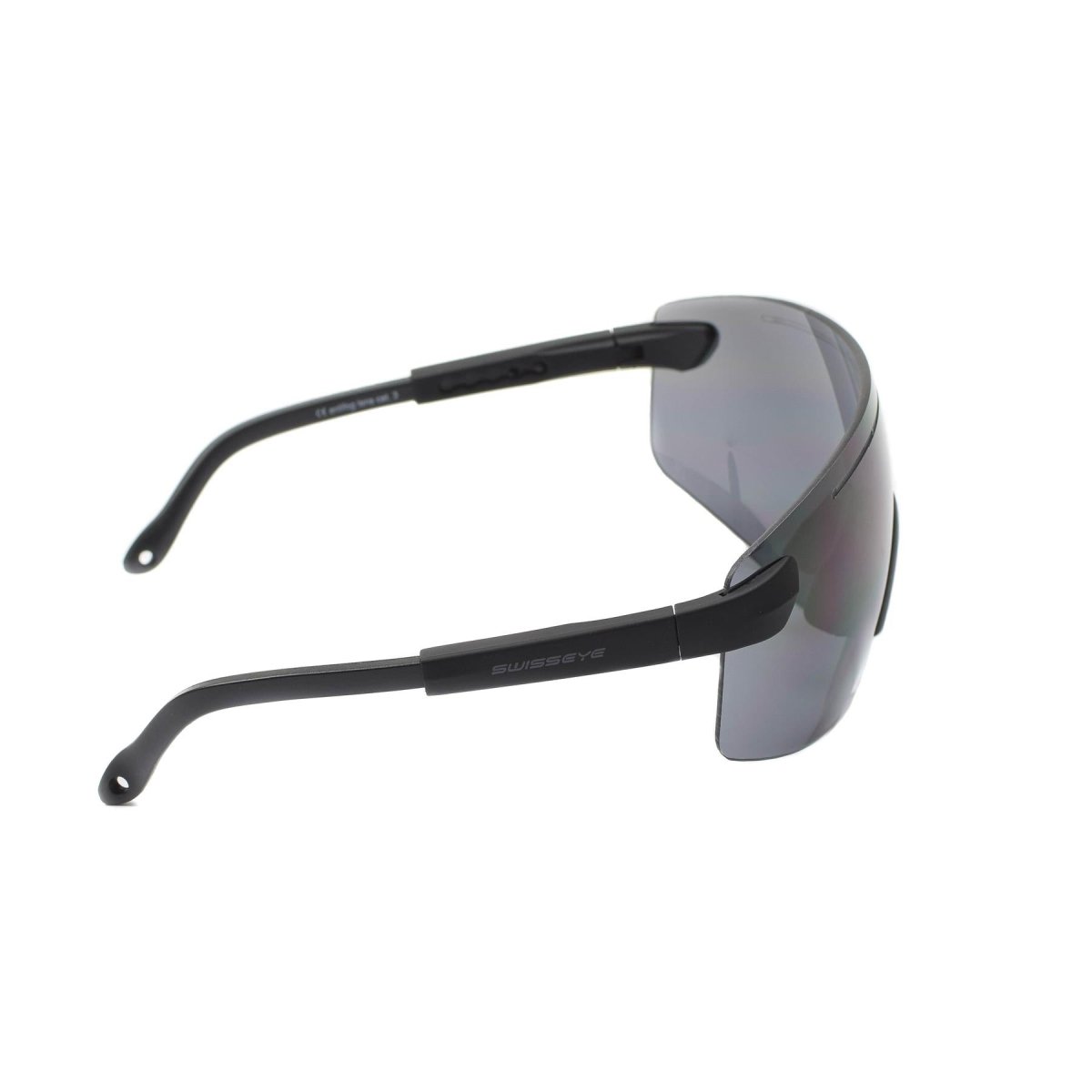 SWISS EYE Schießbrille Augenschutzbrille breit Antibeschlag schwarze Linse UV400 Schutzbrille