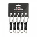 TAC MAVEN 7 mm Aluminium-Karabiner, 5 Stück, Outdoor-Camping-Schlüsselclips