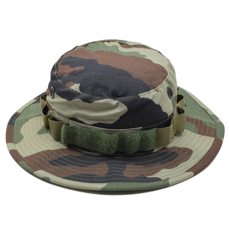TACGEAR Marke Französischer Armee-Stil Boonie-Hut CCE Camo Ripstop breite Krempe Belüftungslöcher