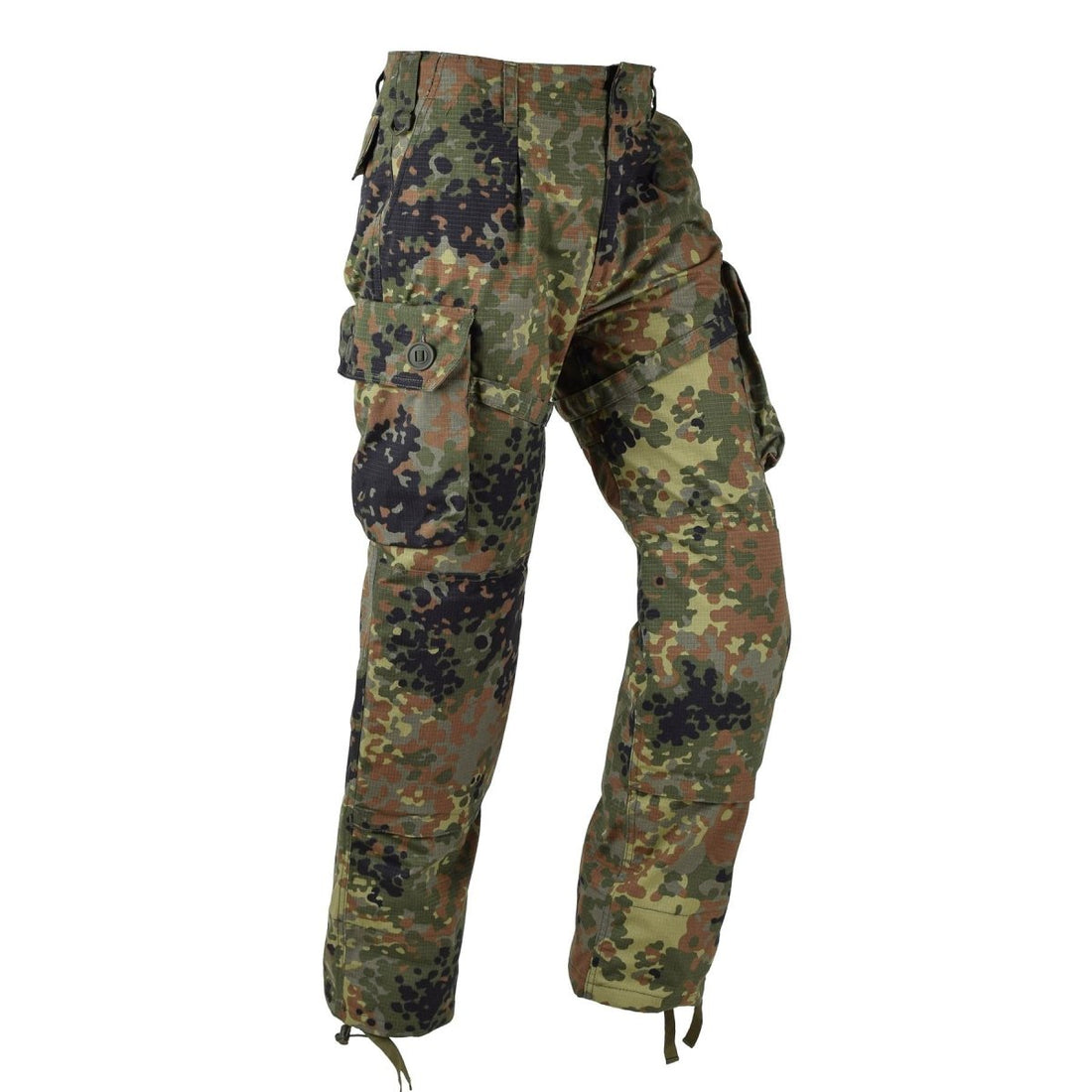 TACGEAR Feld-Cargo-Kampfhose der deutschen Armee im Flecktarn-Camouflage-Ripstop-Stil