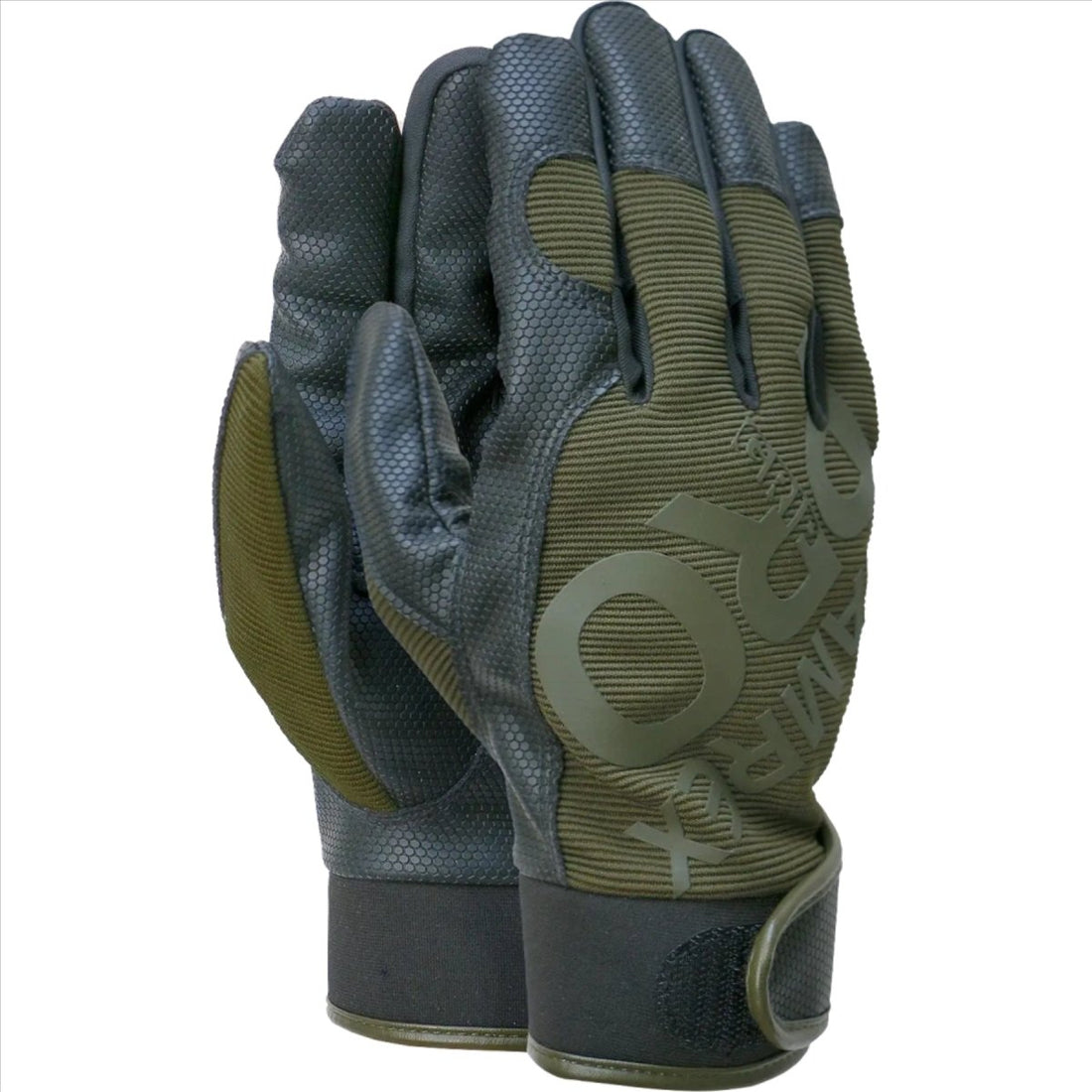 TAMREX PRO Grip Arbeitshandschuhe, strapazierfähiges Pu-Textil und Spandex, Schwarz