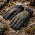 TAMREX ProGrip Thermo Winterhandschuhe HexaGrip Lederhandfläche isoliert Oliv
