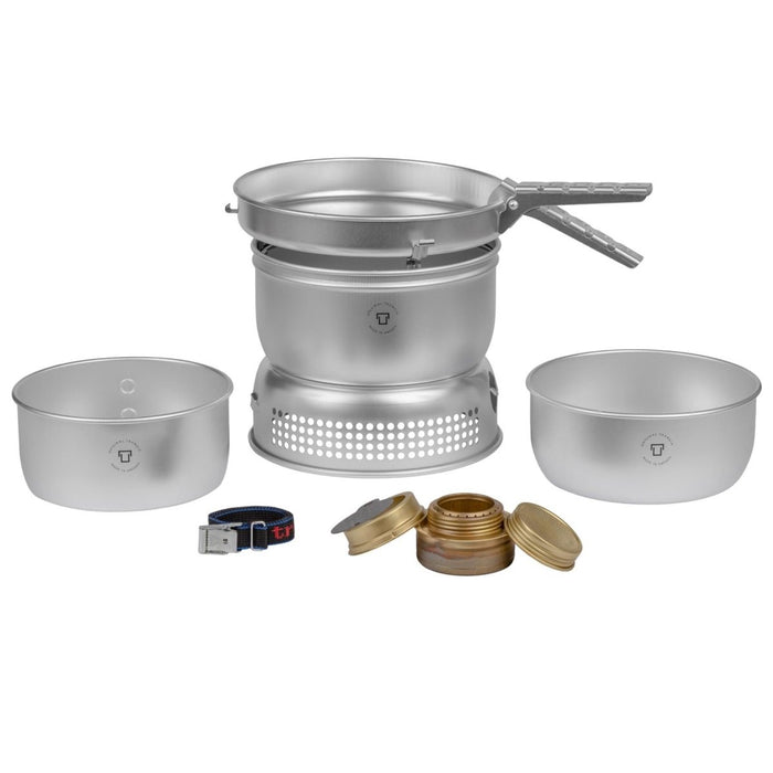 Trangia Aluminium-Herd-Set, Flüssigbrennstoff-Brenner-Set, ultraleichte, kompakte Campingpfanne – GoMilitar