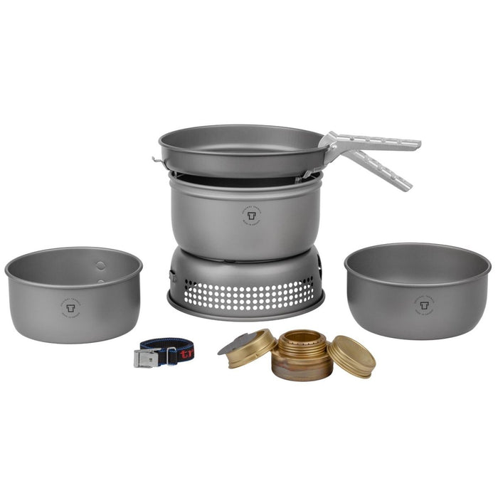 Trangia Brennstoffbrenner-Set, Herdset aus hart eloxiertem Aluminium, kompaktes Outdoor-Camping – GoMilitar
