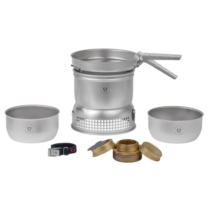 Trangia Benzin-Brenner-Set, kompakt, ultraleicht, Aluminium-Herd-Set, tragbar – GoMilitar
