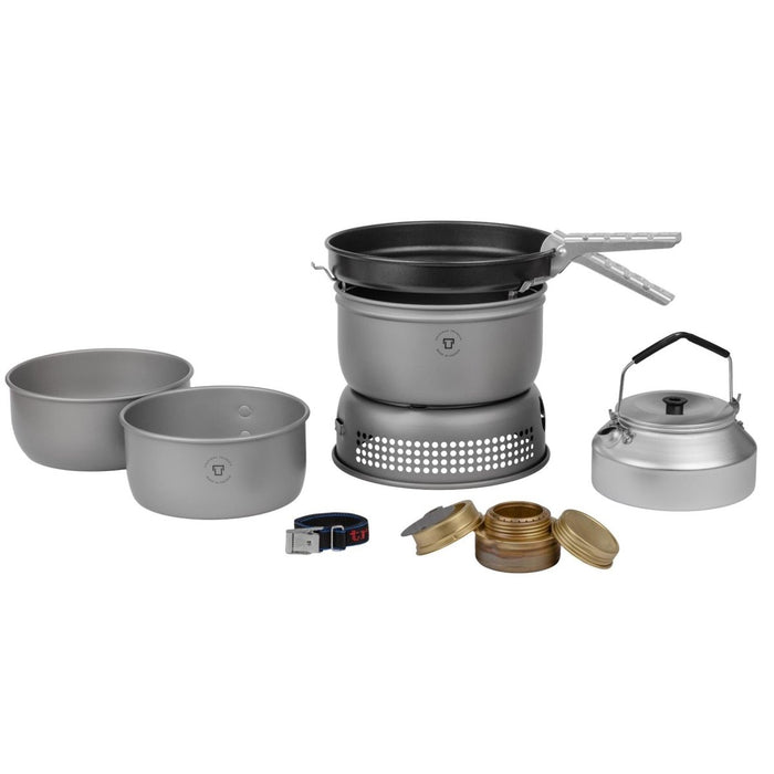 Trangia Outdoor-Campingkocher-Set aus harteloxiertem Aluminium, leichter Brennstoffbrenner – GoMilitar