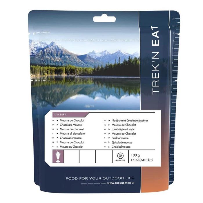 Trek'N Eat Dessert meal Chocolate Mouse high calories dehydrated camping food - GoMilitar