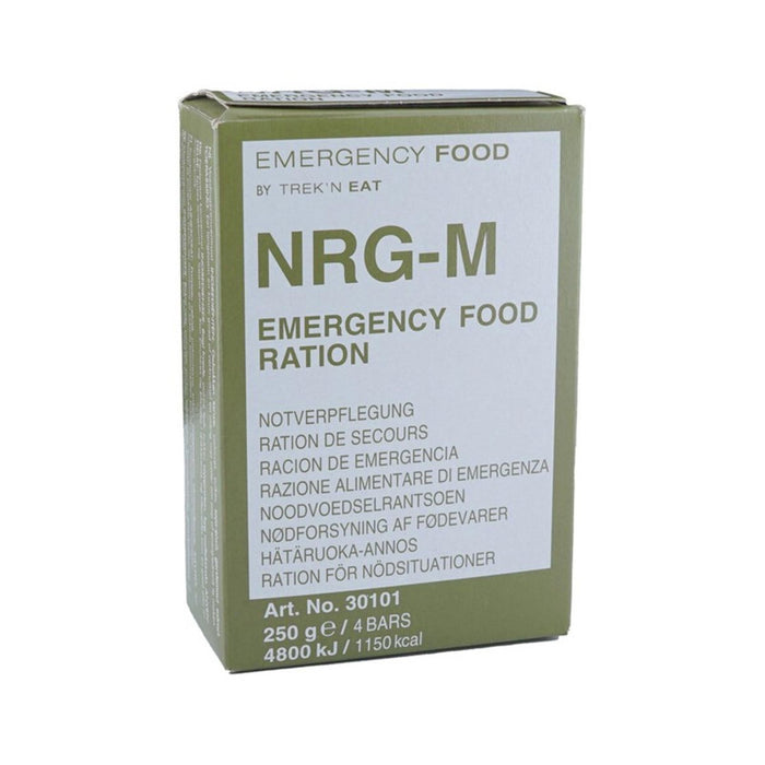 Trek'N Eat NRG-M Army Emergency Survival Food pack prepper ready to eat 275g - GoMilitar