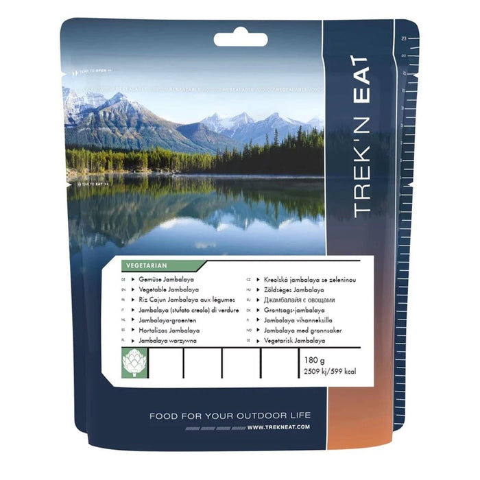 Trek'N Eat Vegetarian meal Vegetable Jambalaja Dehydrated MRE outdoor food - GoMilitar
