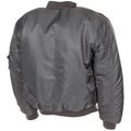 US Army Style MA1 Luftwaffen Truppen Bomber Urban Grau Winddicht Puffer