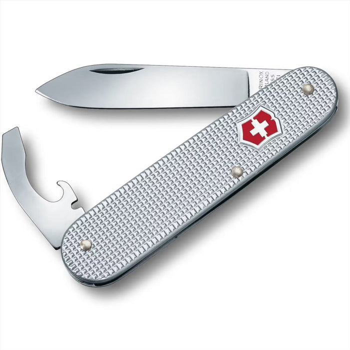 Victorinox Alox Bantam Multitool-Messer, 5 Funktionen, schlankes EDC-Werkzeug, Grau – GoMilitar