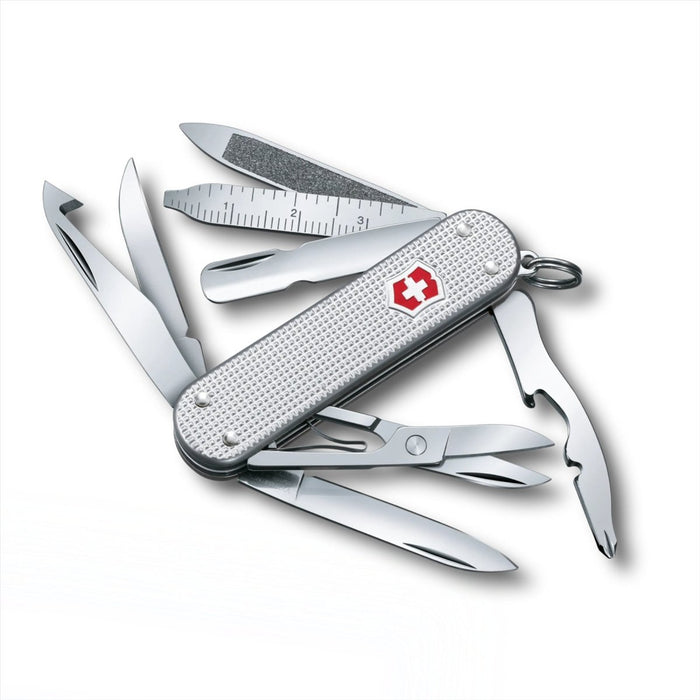 Victorinox MiniChamp Alox Multitool-Messer, 15 Funktionen, 58 mm, Taschen-EDC-Werkzeug – GoMilitar