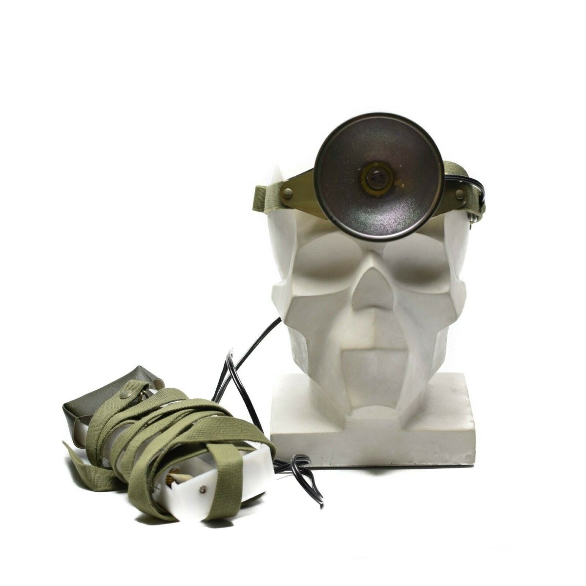 Vintage schwedische Militär Armee Stirnlampe Stirnlampe Taschenlampe NEU